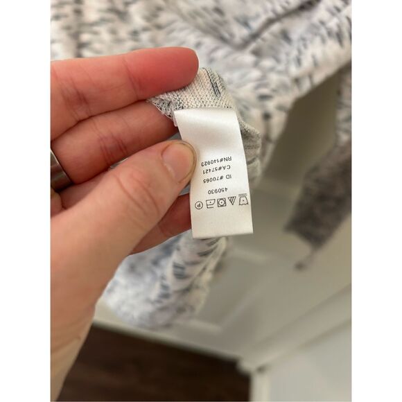 LOFT Grey Sweatshirt Low Back Long Sleeves Light Stretchy Comfy SOFT! SZ XL - Picture 3 of 9